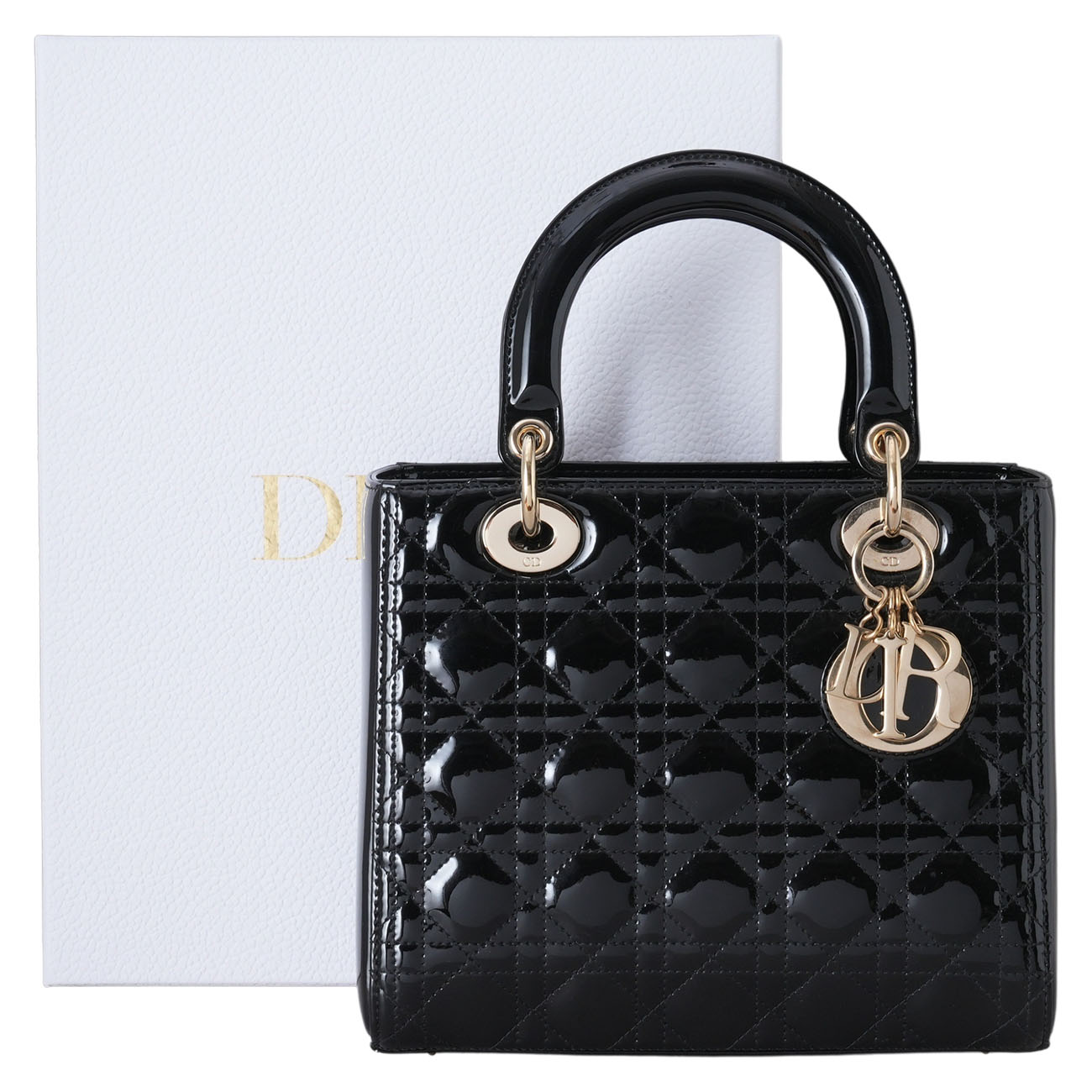 CHRISTIAN DIOR(USED)크리스찬디올 페이던트 레이디 디올 미듐